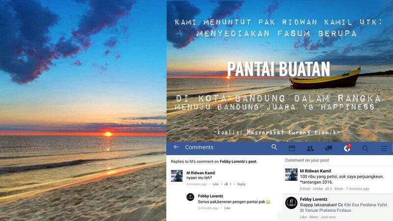 Bikin Pantai Buatan Di Bandung, Perlukah ?