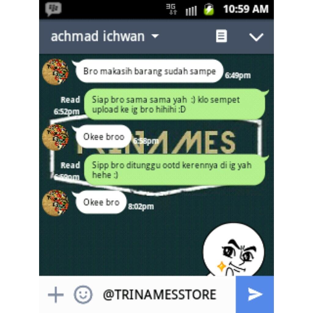 FOR YOUR REFERENCE! TESTIMONIALS TRINAMES STORE PART II