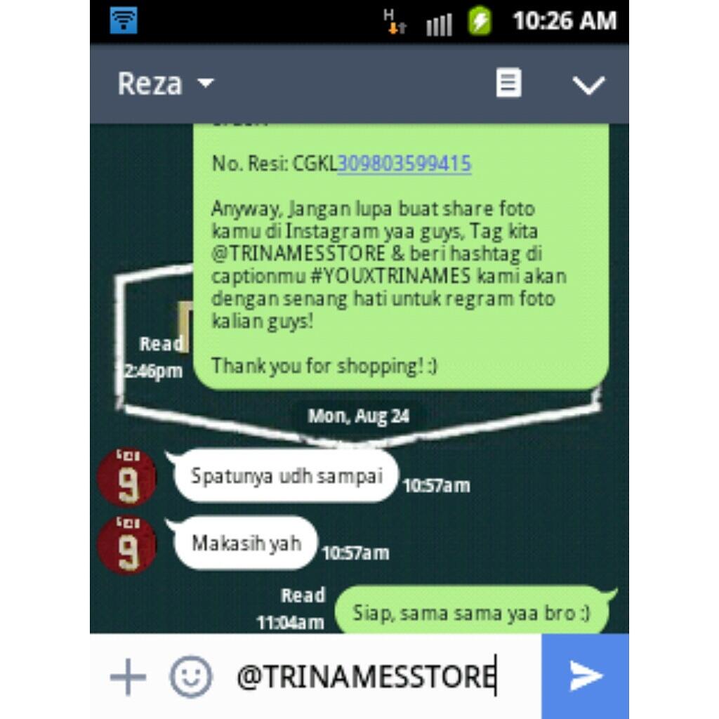 FOR YOUR REFERENCE! TESTIMONIALS TRINAMES STORE PART II