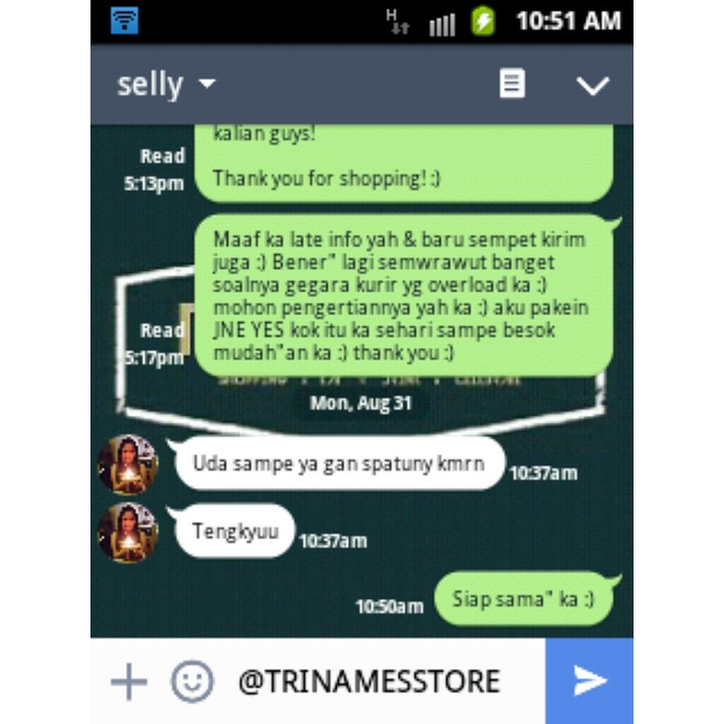 FOR YOUR REFERENCE! TESTIMONIALS TRINAMES STORE PART II