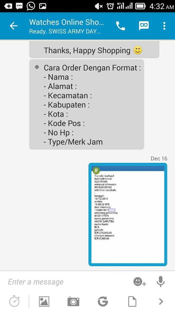 info penipuan watches online shop.. 