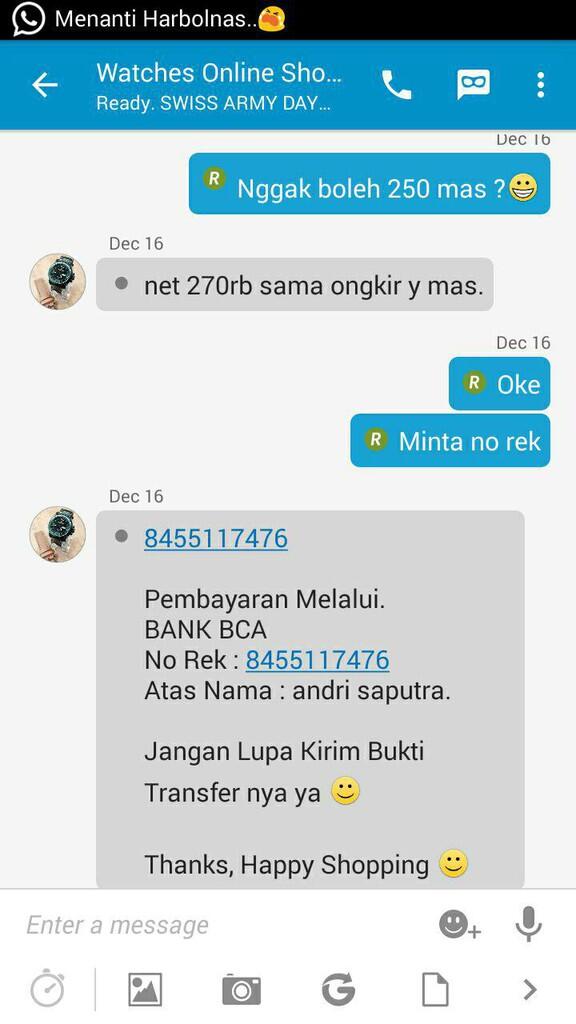 info penipuan watches online shop.. 