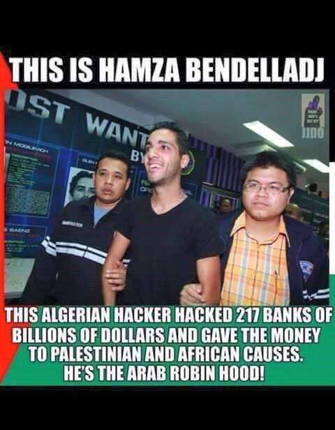 'Hamza Bendelladj' Hacker yang membantu Palestina