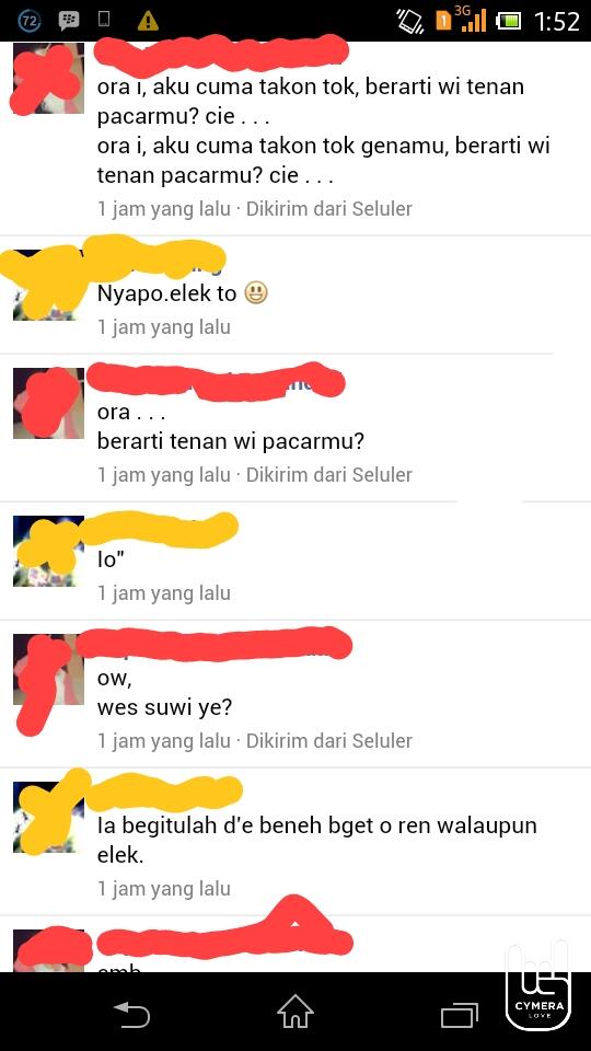 Gw dibilang jelek atau bukan yaa?? Tolongin gw artiin ini (bahasa jawa timur) 