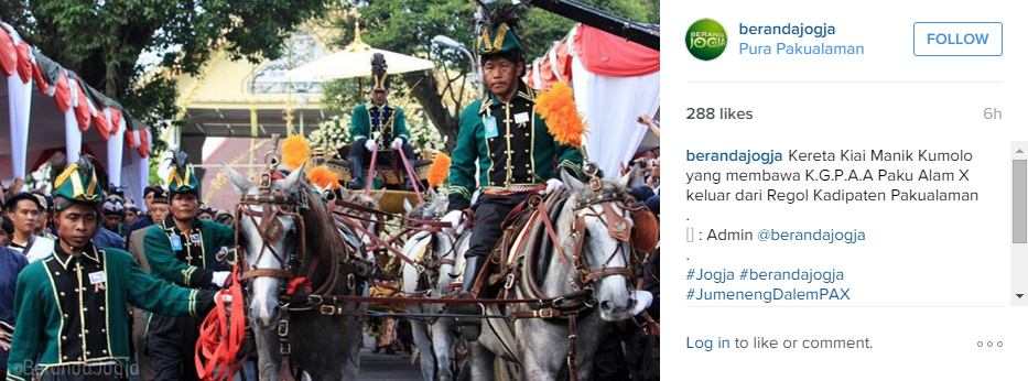 Ini Dia Kumpulan Foto Penobatan Paku Alam X di Yogyakarta