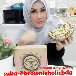 BROWNIES PIZZA PERTAMA DI DUNIA