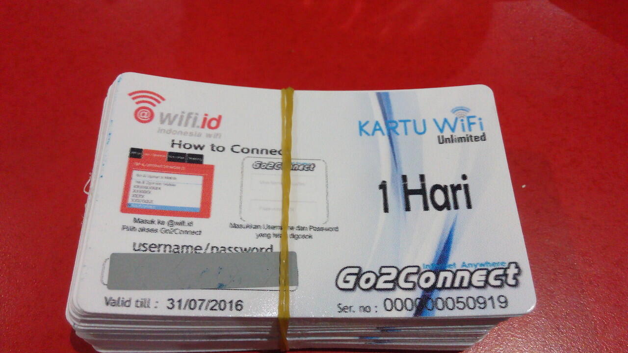 &#91;RESELLER WANTED&#93; PELUANG USAHA Voucher Internet WIFI.ID Go2Connect