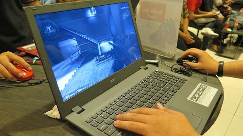 KTL Acer &amp; AMD - Nyimak dan Testing Performa Notebook E5-552G Notebooknya Gamers!