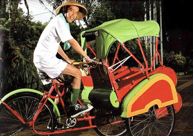 Surat tukang becak untuk tukang becak.