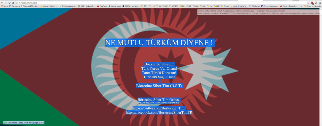 Website ane di Deface