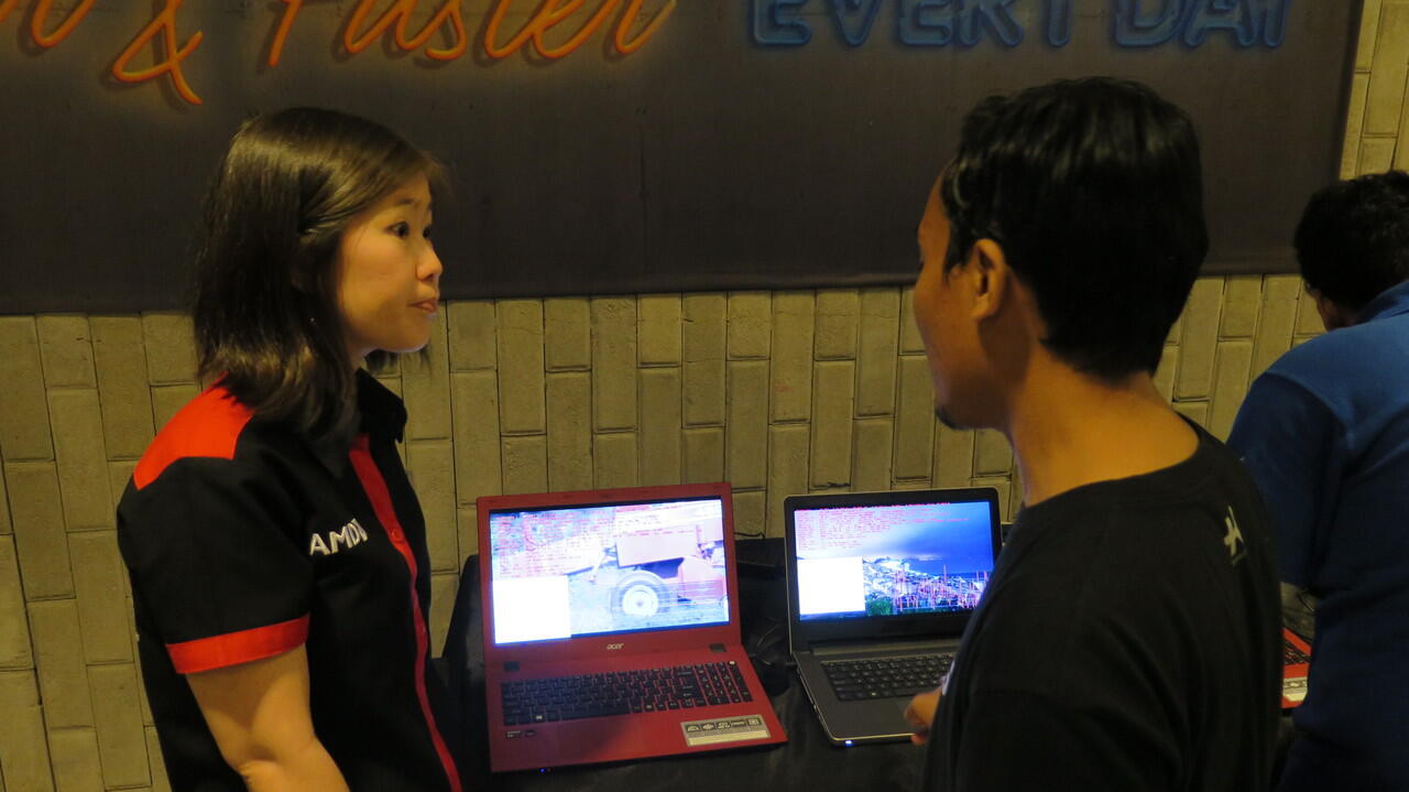 KTL Acer & AMD - Nyicipin Laptop Game, Ketemu Gamer Cantik Pula