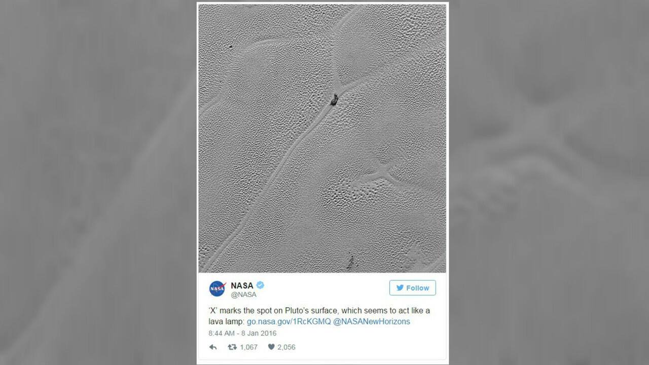 Foto: Penampakan Objek Aneh, Kehidupan di Pluto?