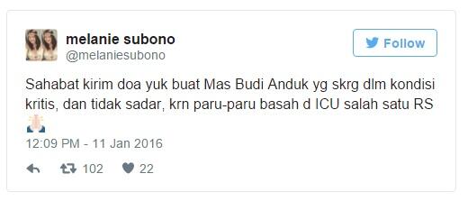 Budi Anduk Meninggal Dunia