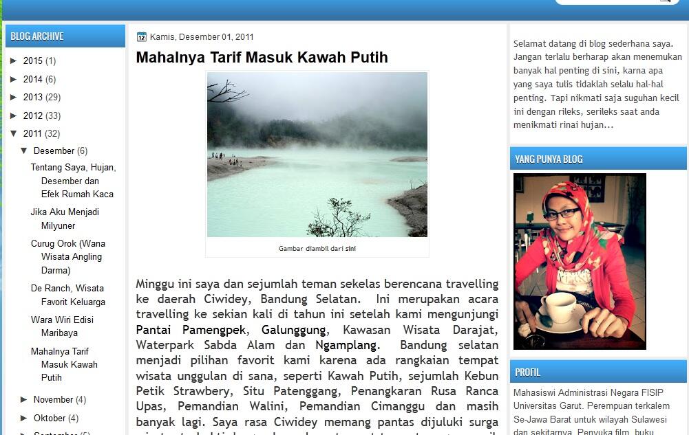 Mahalnya Tiket Masuk Kawasan Wisata Ciwidey