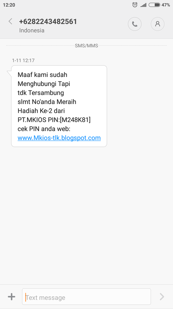 2016 MASIH ADA AJA PENIPUAN TOLOL KAYAK BEGINI?