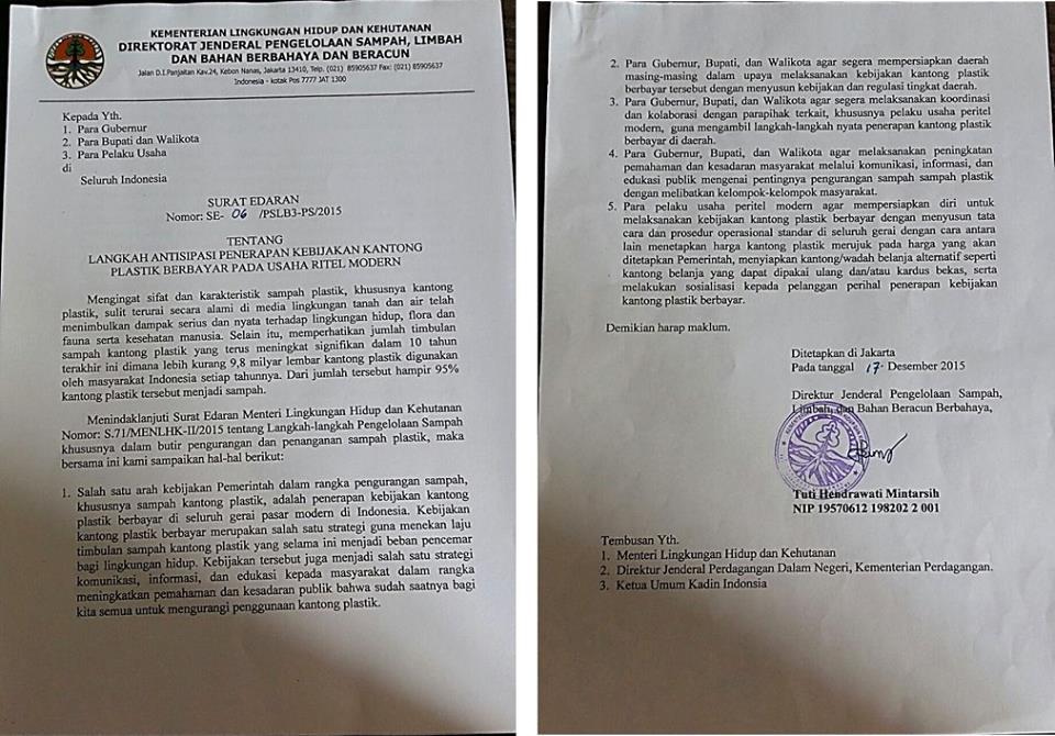 &#91;Operasi Plastik&#93; Mulai Februari 2016 Kantong Plastik Belanja Harus Bayar