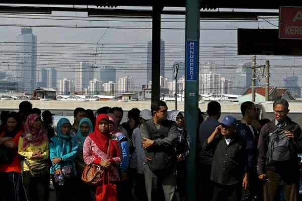 (Foto) Tes Bau Badan Untuk Kandidat Driver Ojek Online di Jakarta!