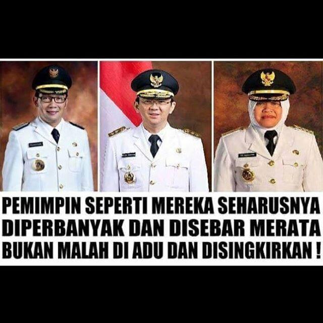 ridwan kamil ketempelan ahok.