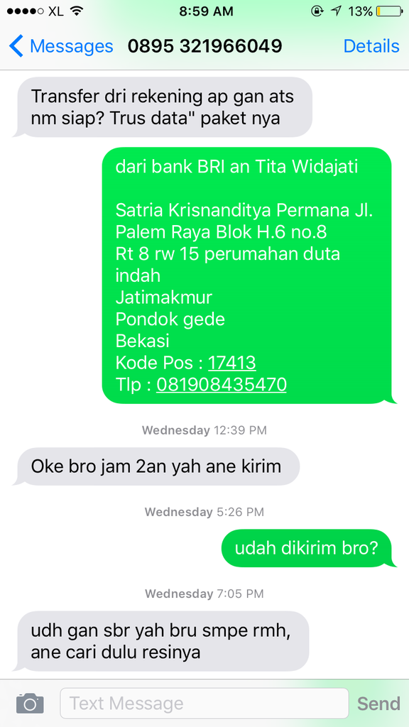 SURAT TERBUKA untuk Saudara MALLY AFRIANSYAH di PALEMBANG! id: Afriansyah90