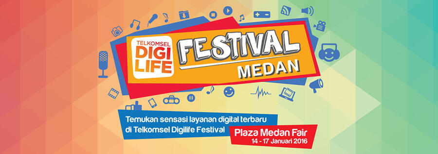 Keseruan Telkomsel DIGILIFE Festival Bakalan Mengguncang Kota Medan, Merapat Gan!