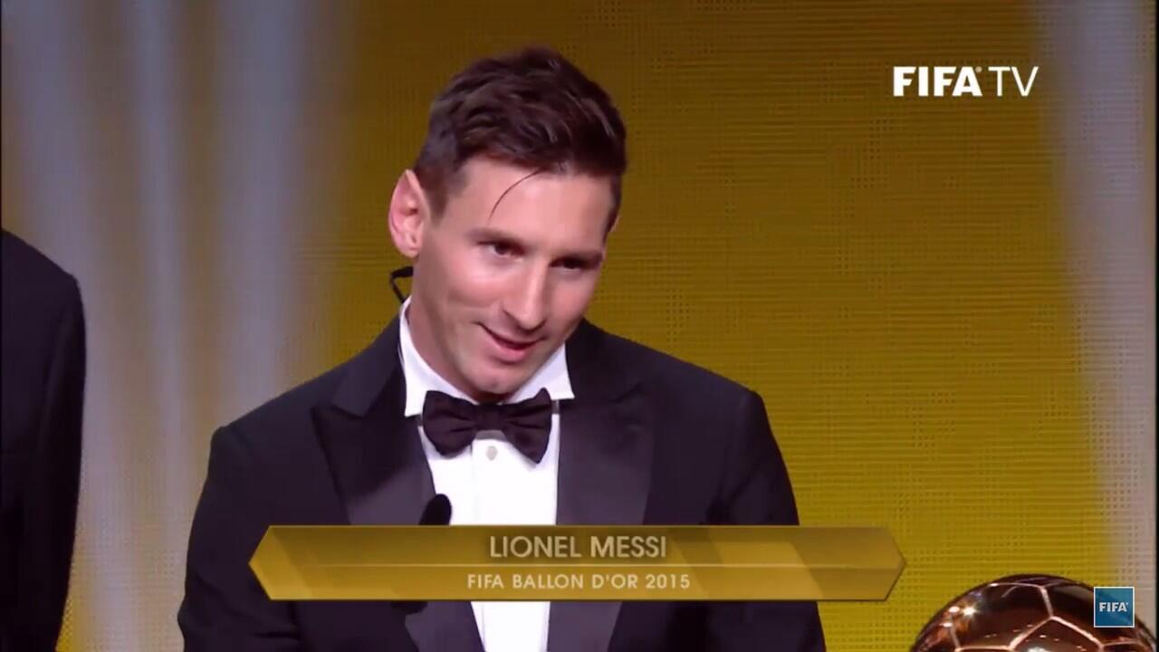 PENGHARGAAN BALLON D'OR 2015 JATUH PADA LIONEL MESSI!