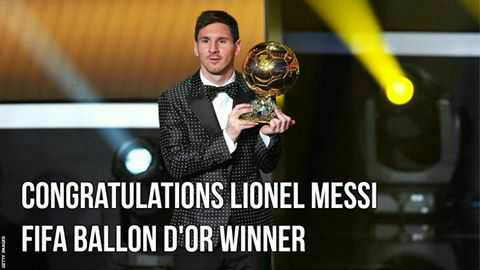 &#91;BREAKING NEWS&#93;Messi memenangkan FIFA Ballon Dor