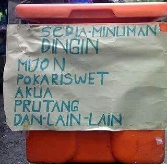 bahasa inggris gini ya gan?