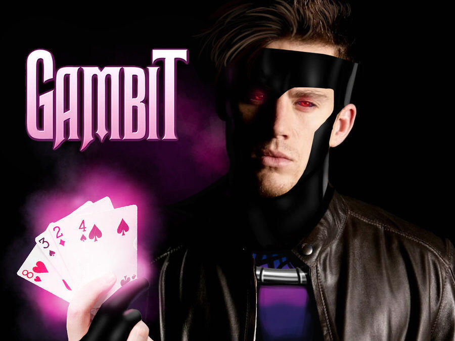 Chaning Tatum as Gambit (one man show) :malus