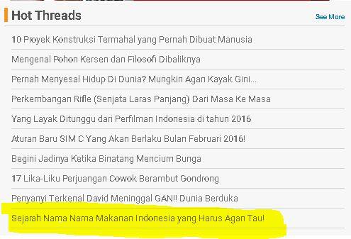 asal usul beberapa nama makanan khas indonesia yang gk semua agan tau 