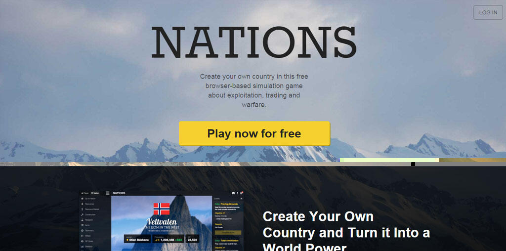 &#91;Web-based Game&#93; Nations Game - Game Simulasi Bernegara