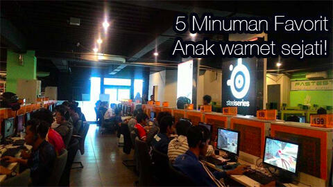 Gamer warnet, pasti akrab banget sama 5 minuman ini!