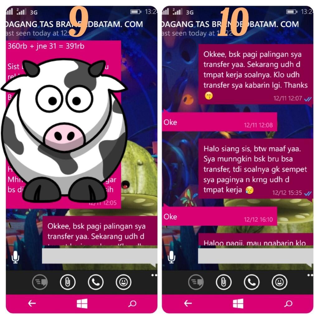 Kekecewaan belanja di BRANDED BATAM.COM !