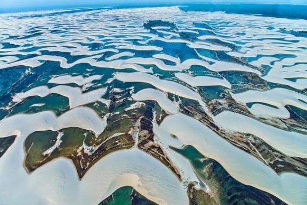 Ajaib! Gurun Pasir di Brasil Jadi Laguna Indah Saat Musim Hujan
