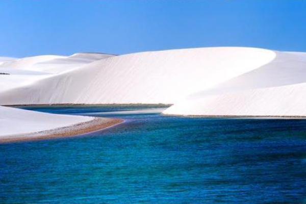 Ajaib! Gurun Pasir di Brasil Jadi Laguna Indah Saat Musim Hujan