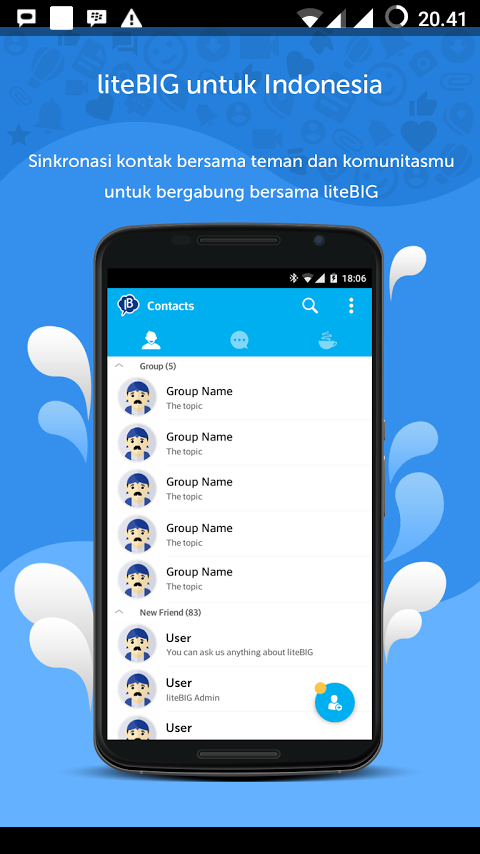 LiteBIG, messenger baru karya anak bangsa