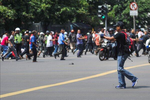 Bom Bunuh Diri di Thamrin Jakarta