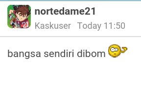 Maaf Ada yg Komentar Bangsa Sendiri di Bom..