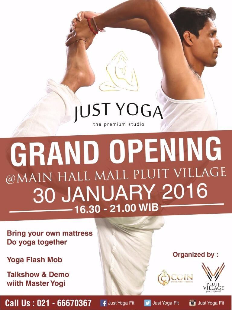 Ayo ramaikan YOGA FLASHMOB untuk kalian pecinta YOGA! (+doorprize)-30 Jan 16-