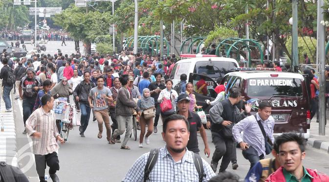 Kesaksian Warga, 4 Terduga Teroris Sarinah Diduga Bunuh Diri