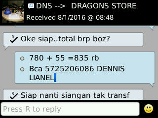 dennis Lianel penipu online