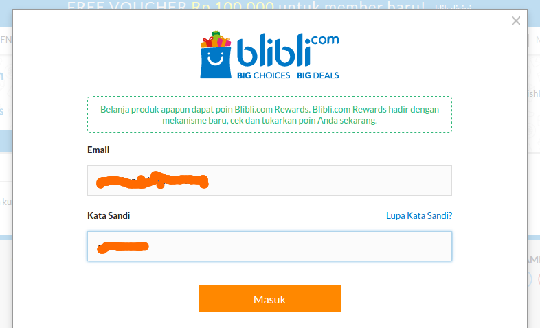 Gratis Voucher Blibli.com Senilai Rp 100.000, Cekidot Caranya