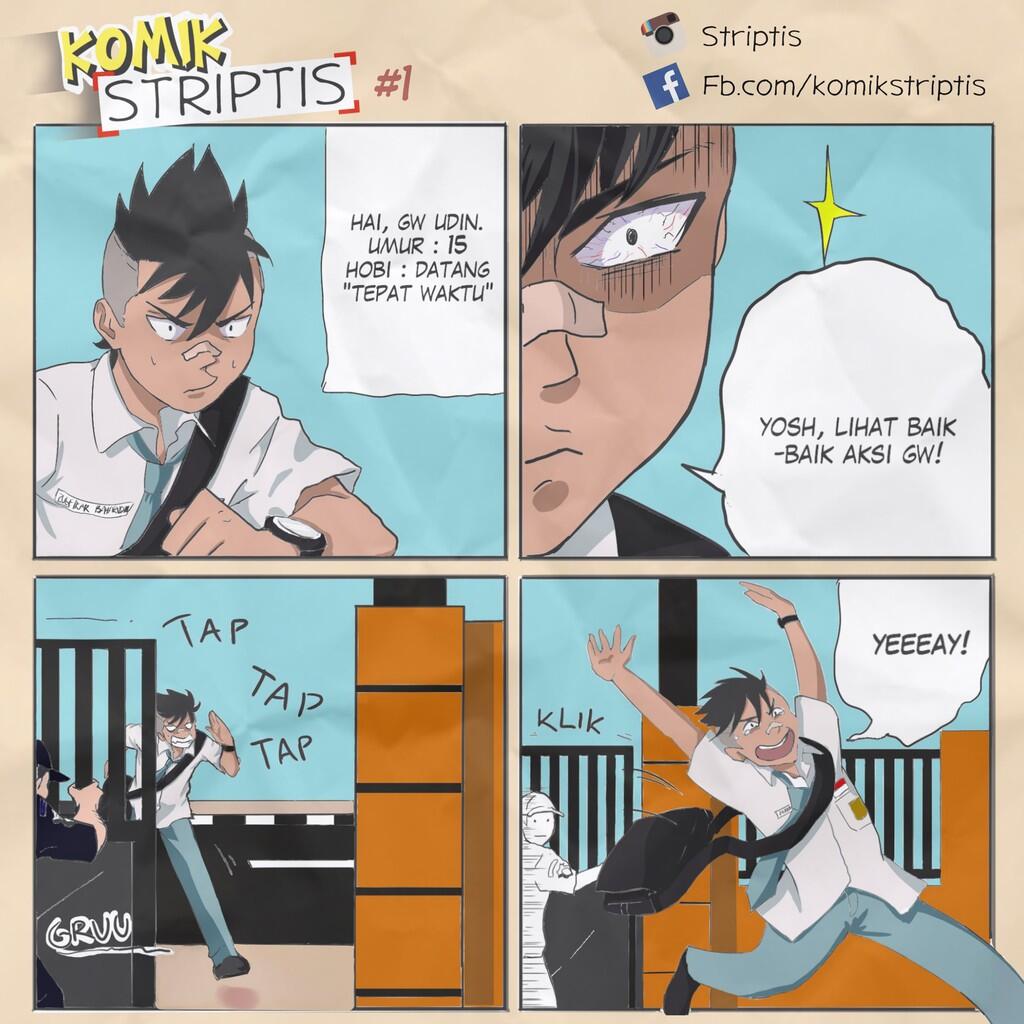 Komik STRIPTIS | Kocaknya masa SMA