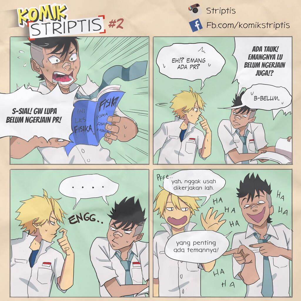  Komik STRIPTIS Kocaknya masa SMA KASKUS