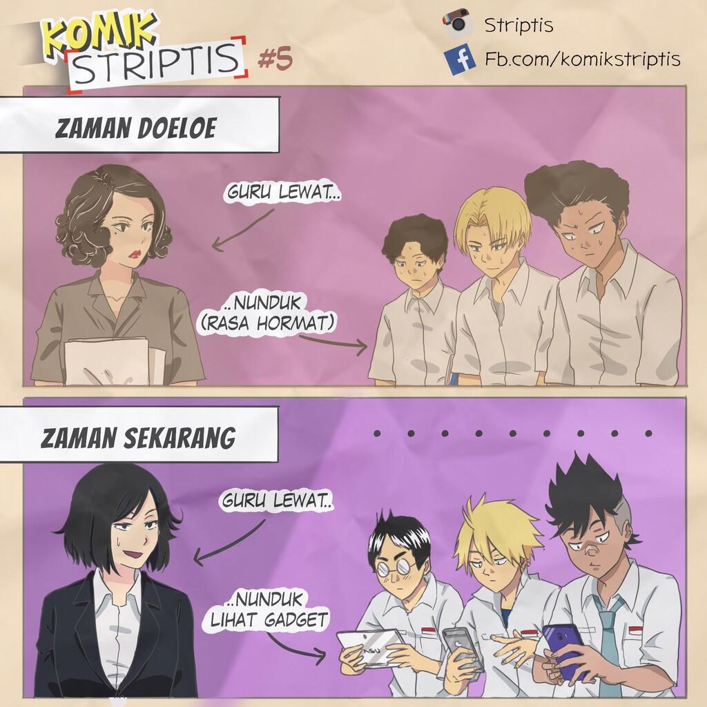 Komik STRIPTIS | Kocaknya masa SMA