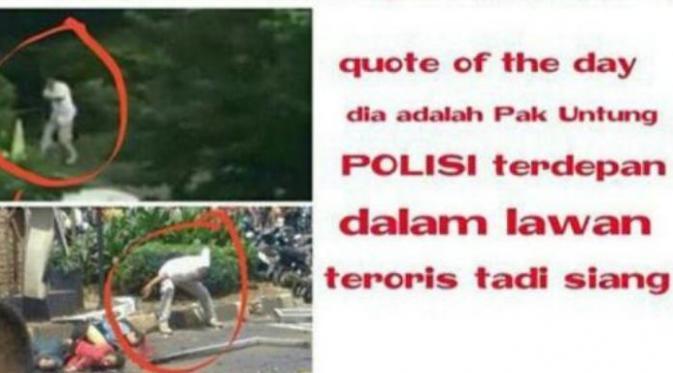 Dua Pelaku Teror Sarinah Bukan Meledakkan Bom Sendiri