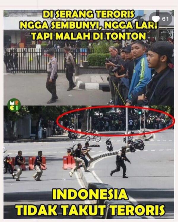 Kumpulan meme2 kocak pasca bom thamrin