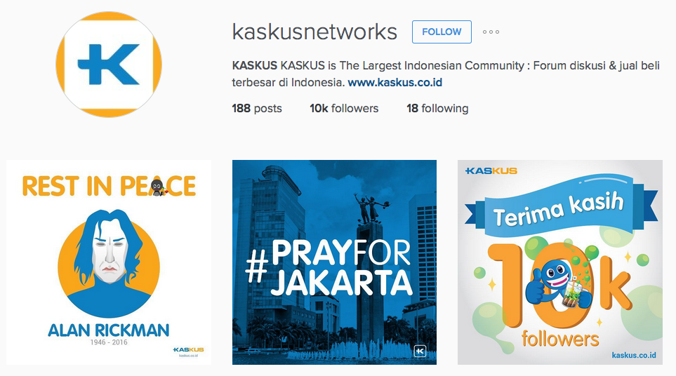 Top 10 Akun Instagram Dunia