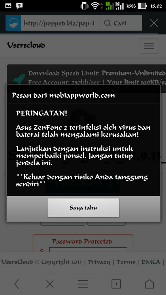 Penjelasan Virus Ponsel yang sesungguhnya.