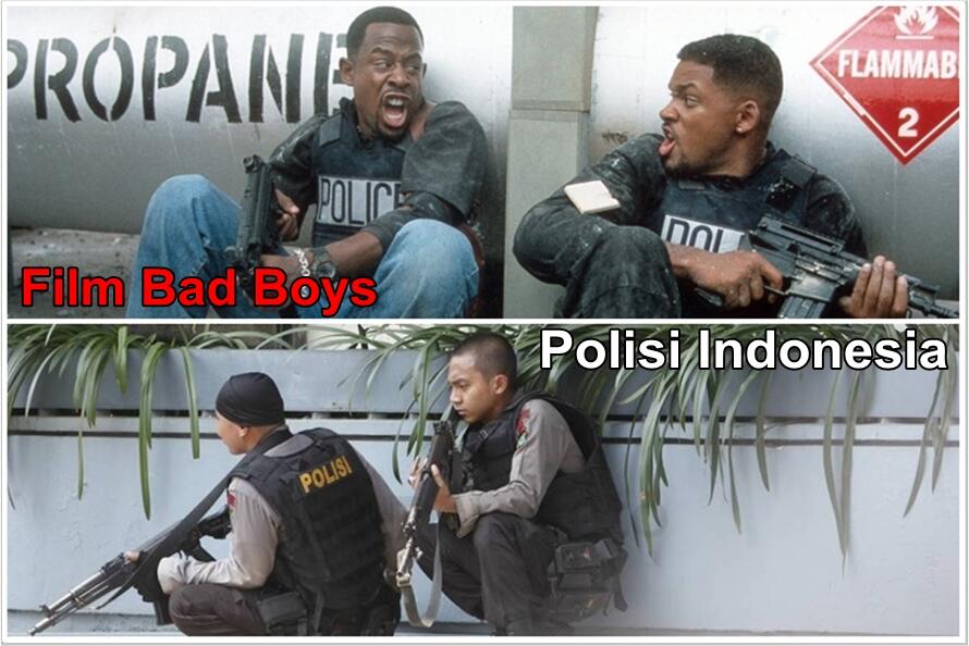 Aksi Polisi Indonesia Mirip Film BAD BOYS