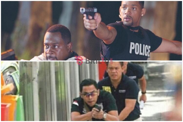 Aksi Polisi Indonesia Mirip Film BAD BOYS
